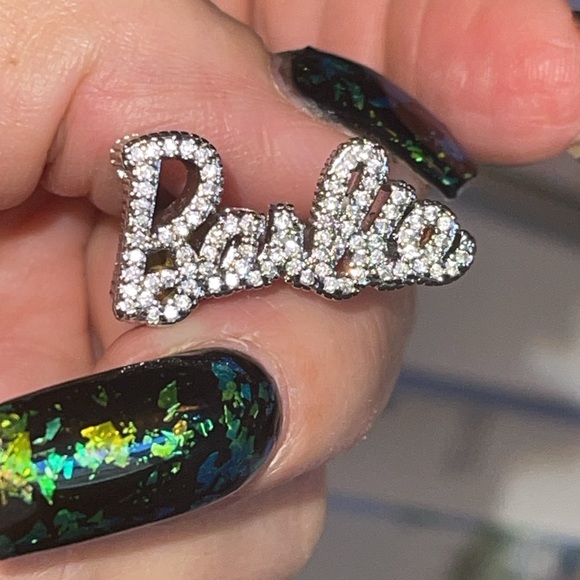 Beautiful Inlaid  BARBIE Ring (Cubic Z & 925 Silver) - Picture 8 of 12